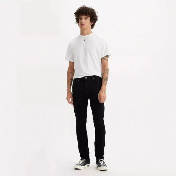 Men’s Levis 510  Skinny Jeans | Black | W28 L32 - Picture 1 of 8